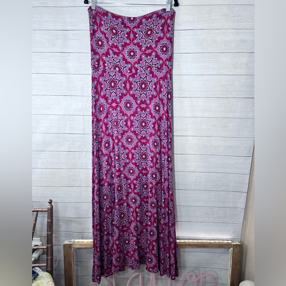 Mudd Maxi Floral Paisley Bandeau Dress XL ๐ - Picture 1 of 4